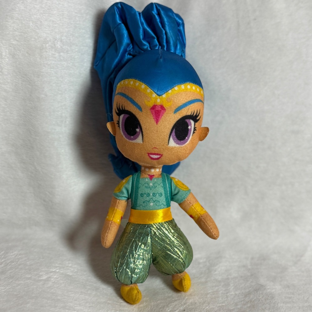 Shimmer & Shine Shine 9" Plush Genie Kid Doll 2016 Fisher Price - Nickelodeon